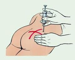 inxección para o tratamento da osteocondrose